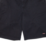 DICKIES Mens Workwear Shorts Black Relaxed 2XL W42