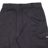 DICKIES Mens Workwear Shorts Black Relaxed XL W38