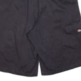 DICKIES Mens Workwear Shorts Black Relaxed XL W38