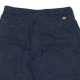 DICKIES Mens Cargo Shorts Blue Relaxed L W36