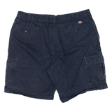 DICKIES Womens Cargo Shorts Blue Relaxed L W36