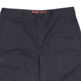 DICKIES Mens Workwear Shorts Black Relaxed L W36