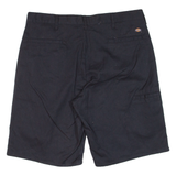 DICKIES Mens Workwear Shorts Black Relaxed L W36