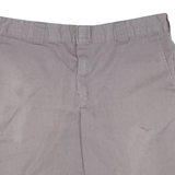 DICKIES Mens Workwear Shorts Grey Relaxed XL W38