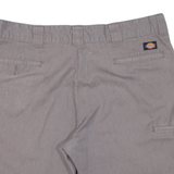 DICKIES Mens Workwear Shorts Grey Relaxed XL W38