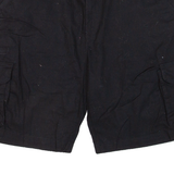DICKIES Womens Cargo Shorts Black Relaxed UK 12 W34