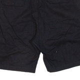 DICKIES Womens Cargo Shorts Black Relaxed UK 12 W34