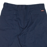 DICKIES Mens Workwear Shorts Blue Relaxed L W36