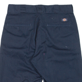 DICKIES Mens Workwear Shorts Blue Relaxed M W32