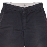 DICKIES Mens Workwear Shorts Black Relaxed M W32