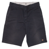 DICKIES Mens Workwear Shorts Black Relaxed M W32