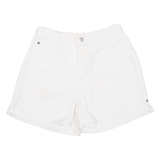 GITANO Womens Chino Shorts White Relaxed UK 10 W26