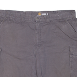 CARHARTT Mens Workwear Shorts Grey Relaxed 2XL W44