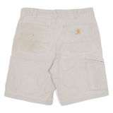 CARHARTT Mens Workwear Shorts Beige Relaxed M W34