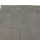 CARHARTT Mens Workwear Shorts Green Relaxed 2XL W44
