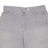 CARHARTT Mens Workwear Shorts Grey Relaxed L W36