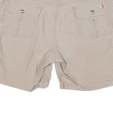 CARHARTT Womens Workwear Shorts Beige Relaxed UK 10 W30