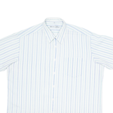C&A BOUTIQUE Mens Shirt Blue Striped XL