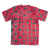 Womens Shirt Red Crazy Pattern M