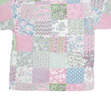 LETS GO Mens Shirt Pink Floral XL