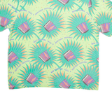 PRO CREATIONS Mens Shirt Green Floral XL