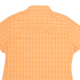 JACK WOLFSKIN Womens Shirt Orange Check L