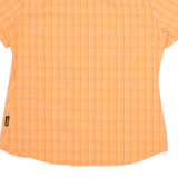 JACK WOLFSKIN Womens Shirt Orange Check L