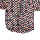 PLAYMAN Mens Shirt Black Floral L