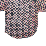 PLAYMAN Mens Shirt Black Floral L