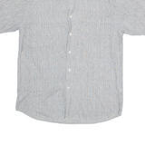 TORERO Mens Plain Shirt Grey S