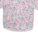 Mens Shirt Grey Crazy Pattern L