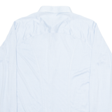 LIBERO Mens Plain Shirt Blue Long Sleeve S