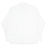 MARK THOMBARD Mens Plain Shirt White Long Sleeve L