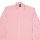 TORERO Mens Plain Shirt Red Long Sleeve M