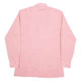 TORERO Mens Plain Shirt Red Long Sleeve M