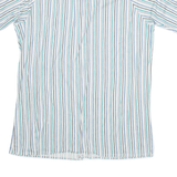 LIBERO Mens Shirt White Striped M