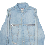 DIESEL Womens Denim Shirt Blue Long Sleeve XXS