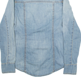 DIESEL Womens Denim Shirt Blue Long Sleeve XXS