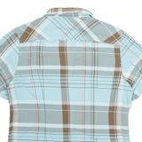 THE NORTH FACE Womens Shirt Blue Nylon Check L