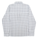 THE NORTH FACE Mens Shirt White Check Long Sleeve S