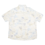 BATIK BAY Mens Shirt Beige Crazy Pattern XL