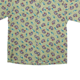 KENG Mens Shirt Green Paisley XL