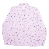 SPENGLER Womens Shirt Purple Floral Long Sleeve M
