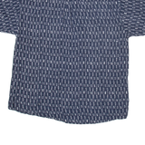 ROB CAMICIE Mens Shirt Blue Geometric XL