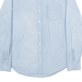 LEVI'S Mens Plain Shirt Blue Long Sleeve S