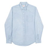 LEVI'S Mens Plain Shirt Blue Long Sleeve S