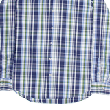 TOMMY HILFIGER Mens Shirt Blue Check Long Sleeve XL