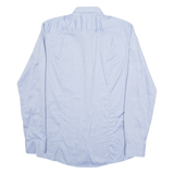 HUGO BOSS Slim Fit Mens Plain Shirt Blue Long Sleeve M