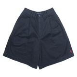 RALPH LAUREN Womens Chino Shorts Black Relaxed M W24