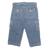 LEE Mens Pedal Pushers Shorts Blue M W30